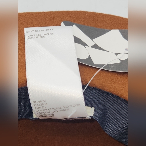 Ecote Urban Outfitters Boho Wool Brown Fedora Wide Brim Hat Rust One Size - Picture 7 of 12